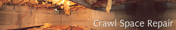 Crawl Space Repair in NJ & PA, including Hopatcong, Sparta & West Milford.